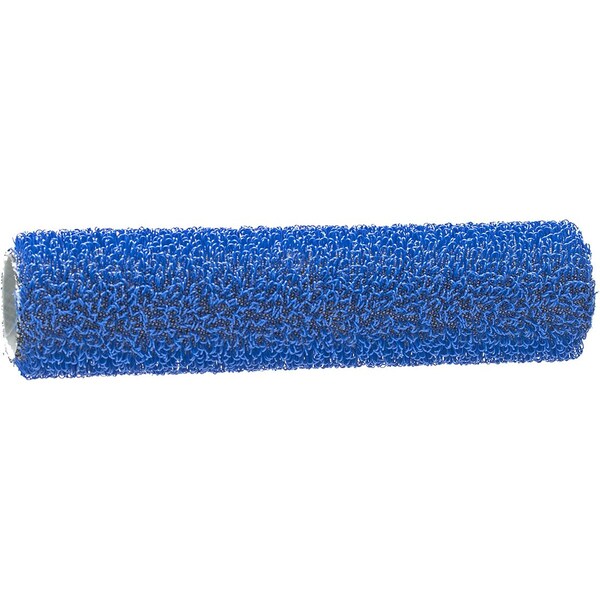 9 in Blue Synthetic Core Roller Cover, Looped Nap, 12PK